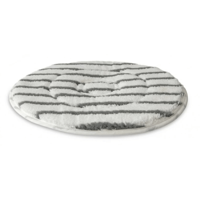 Pad microfibră alb-gri